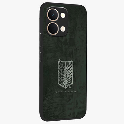 Wings Of Freedom Glass Case upright view showcasing powerful wings artwork with freedom themed design.