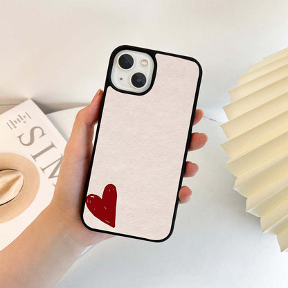 Soft Wave Heart Glass Case