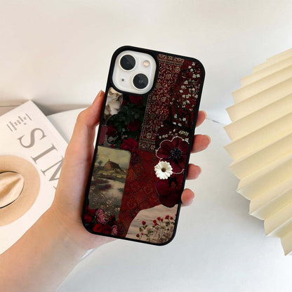 Crimson Garden Reverie Glass Case