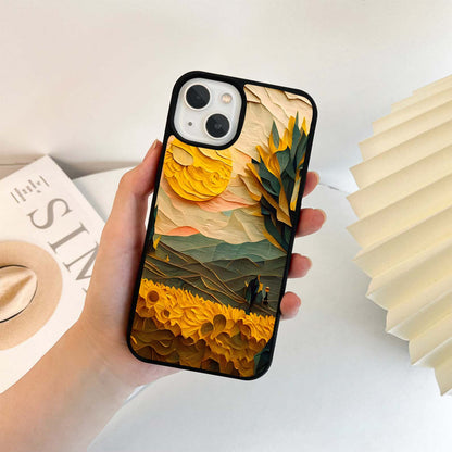 Golden Horizon Flow Glass Case