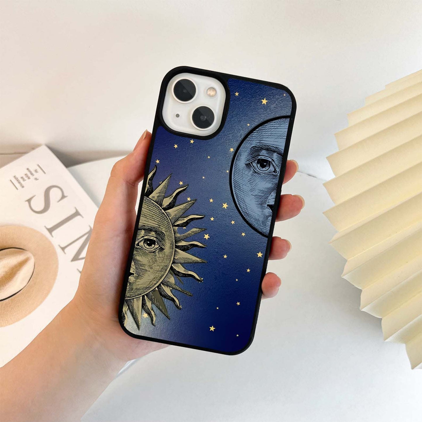 Sun Moon Stare Glass Case