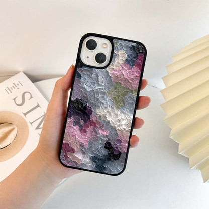 Whipped Paint Swirl Glass Case