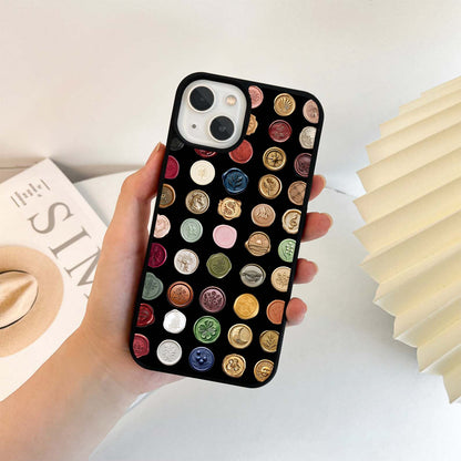 Wax Seal Pattern Glass Case