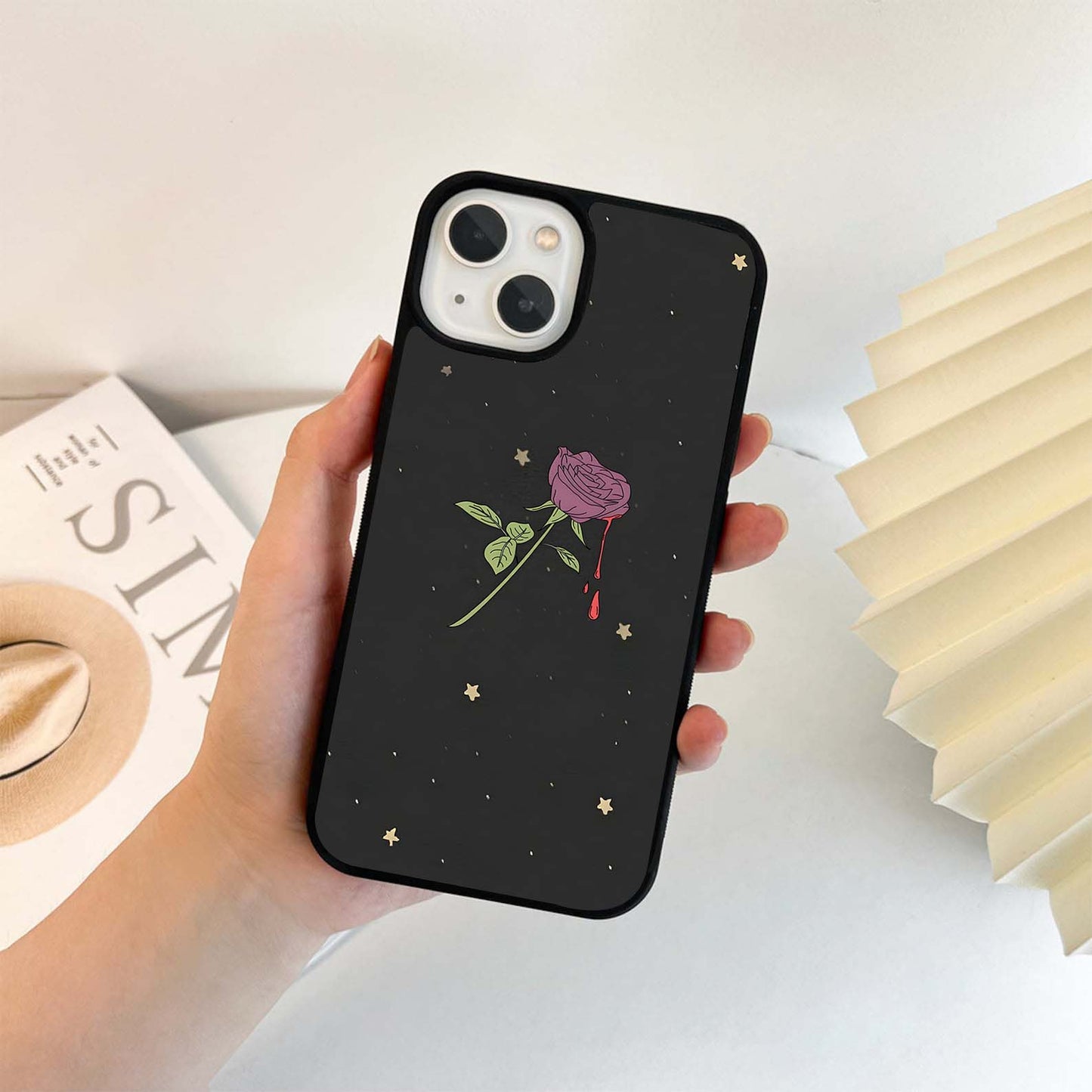 Velvet Bloom Hue Glass Case