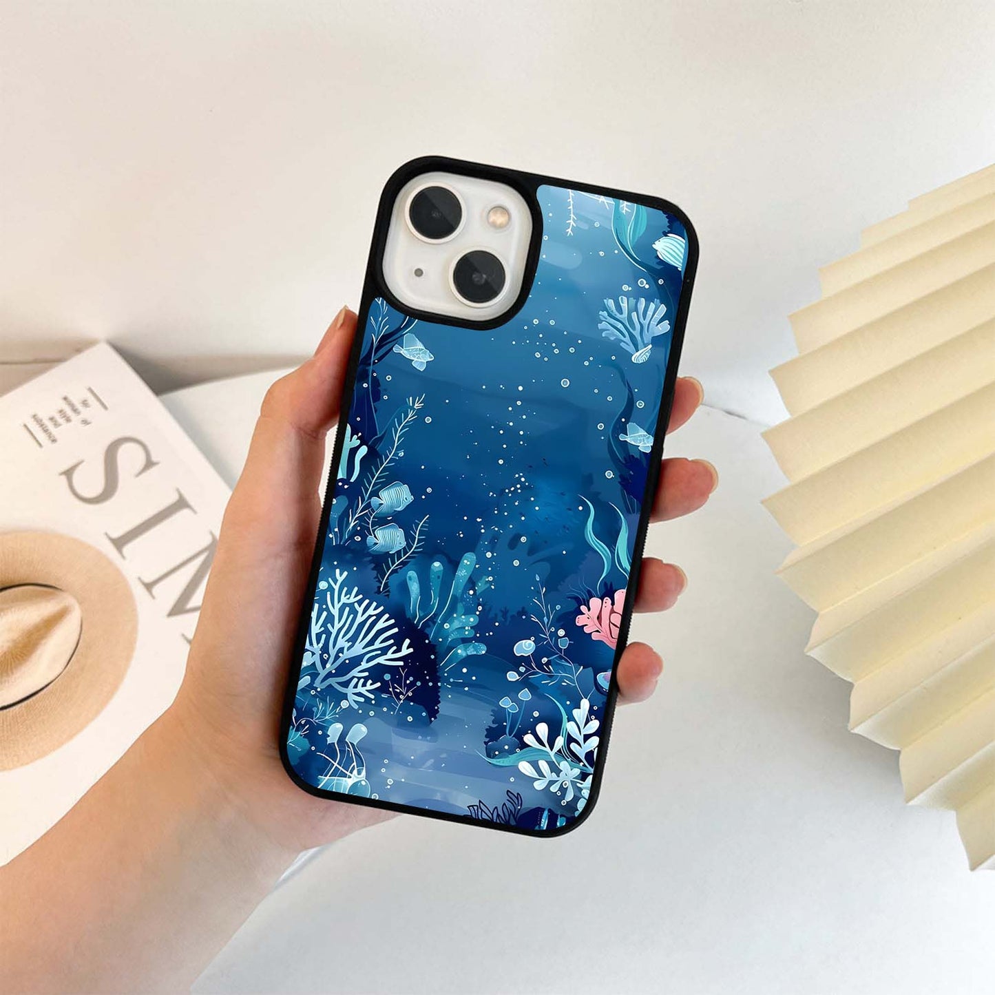 Ocean Whispers Fantasy Glass Case