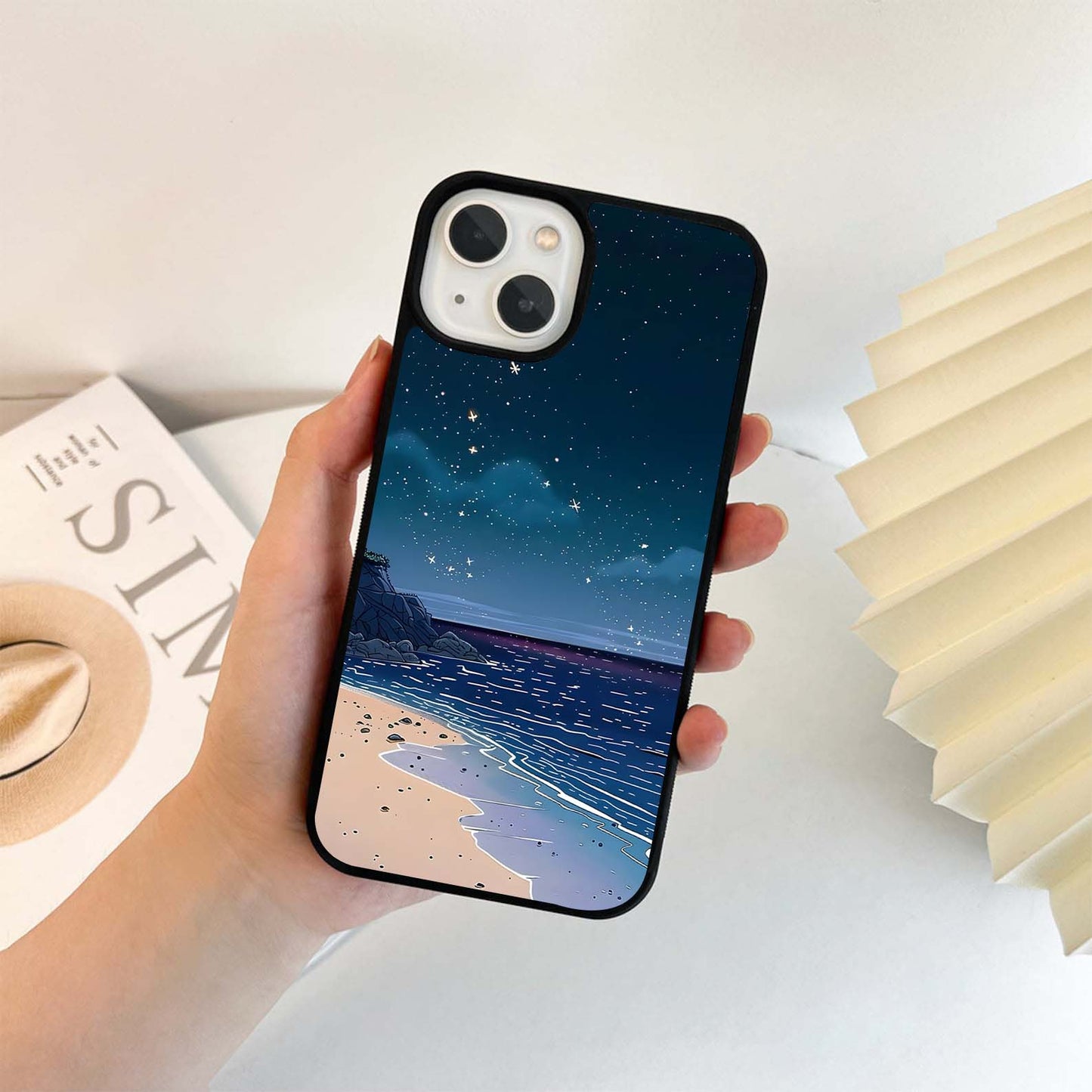 Starlit Shoreline Glass Case