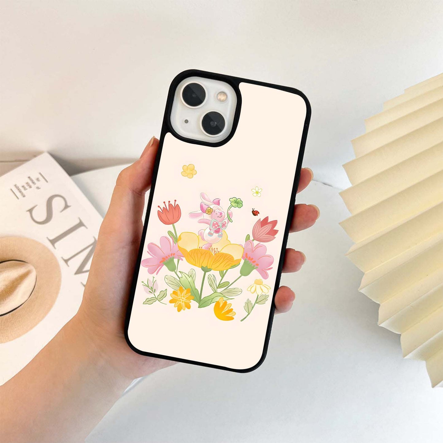 Blossom Bunny Bliss Glass Case