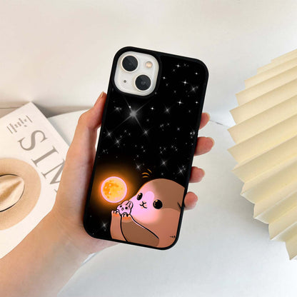 Glow Moon Rabbit Glass Case