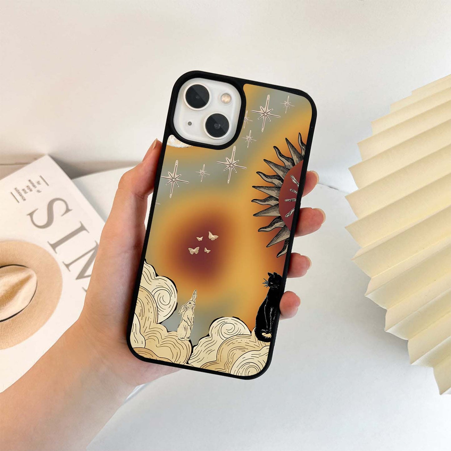 Starlit Animal Meeting Glass Case