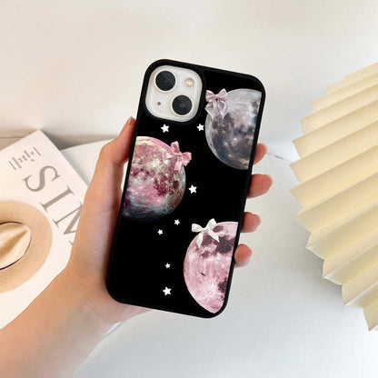 Celestial Planet Ribbons Glass Case