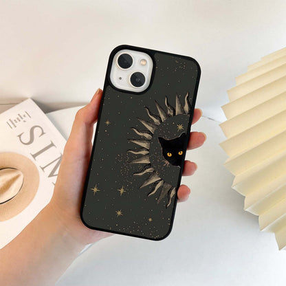 Clever Cat With Sun Glass Case