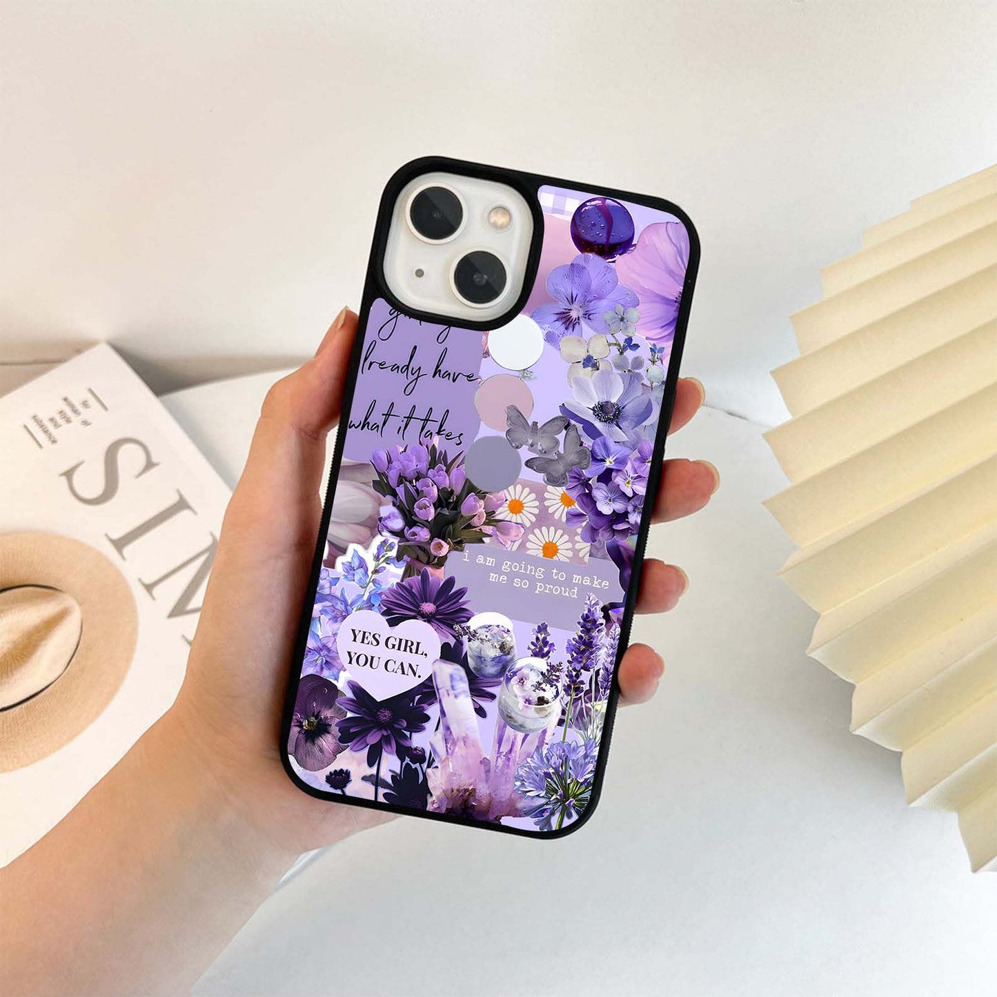 Lavender Self Love Glass Case