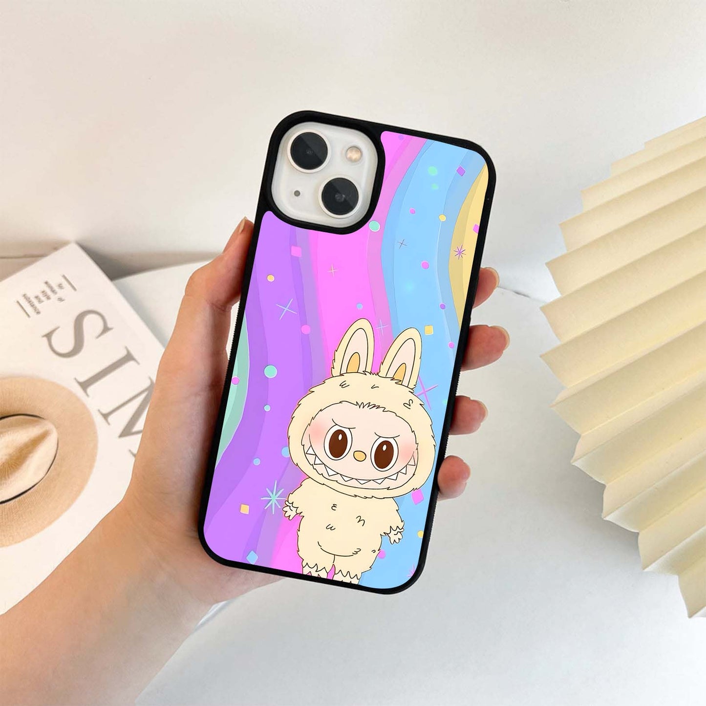 Anger Labubu Glass Case