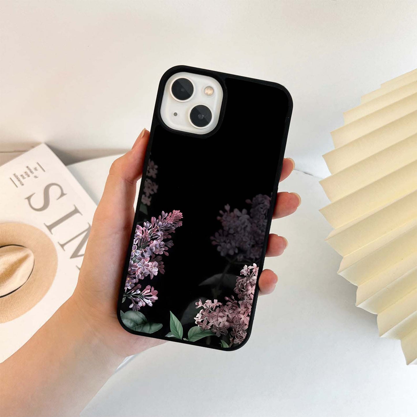 Lilac Noir Glass Case