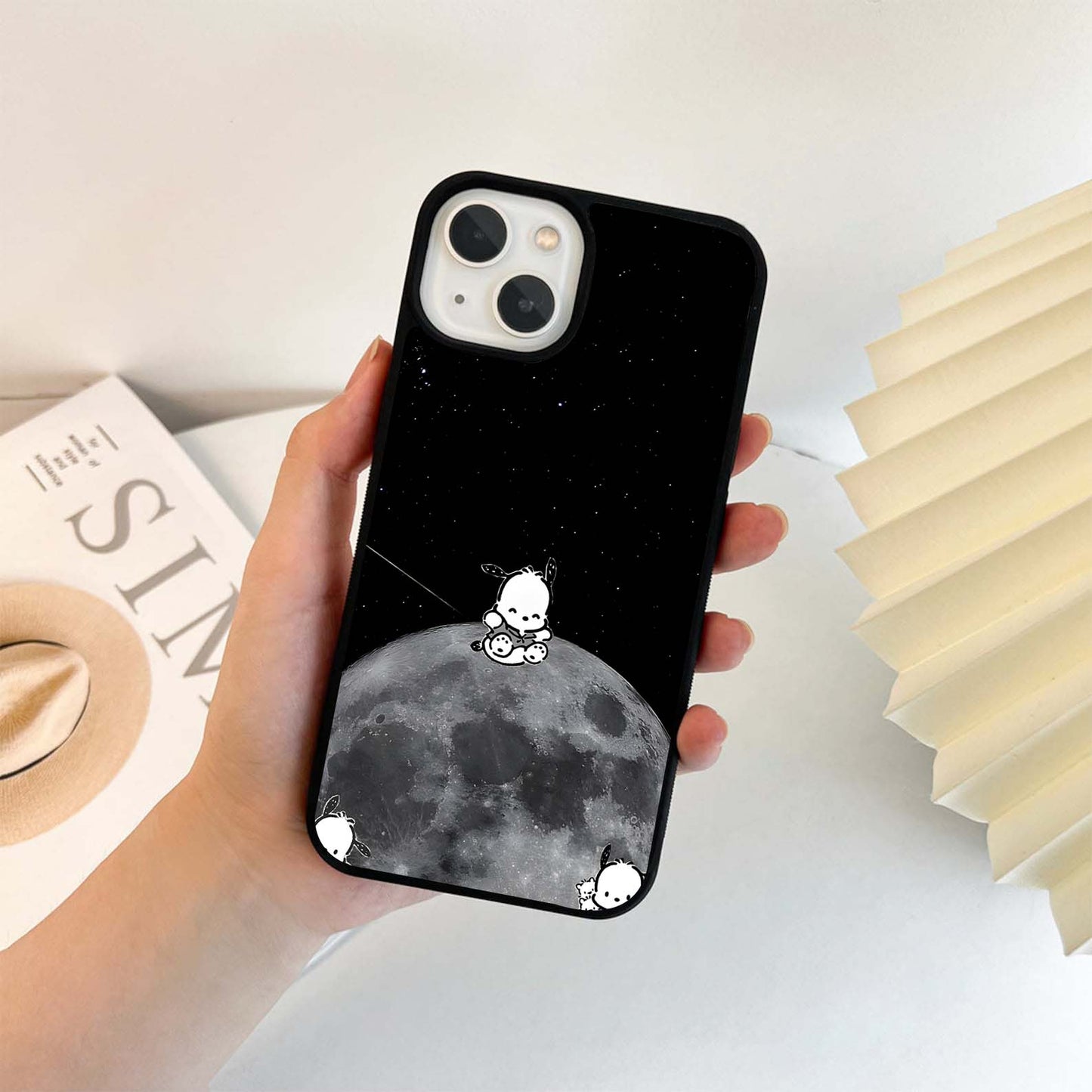 Moonlight Snoopy Buddy Glass Case