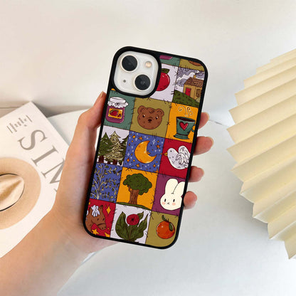 Patchwork Cozy Glass Case