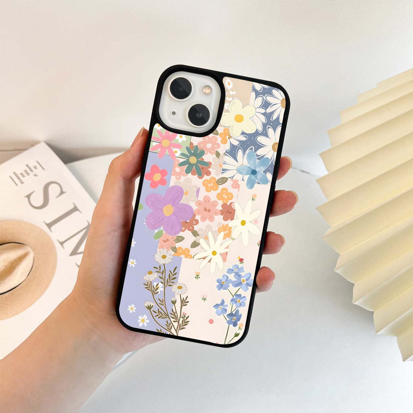 Botanical Florals Glass Case