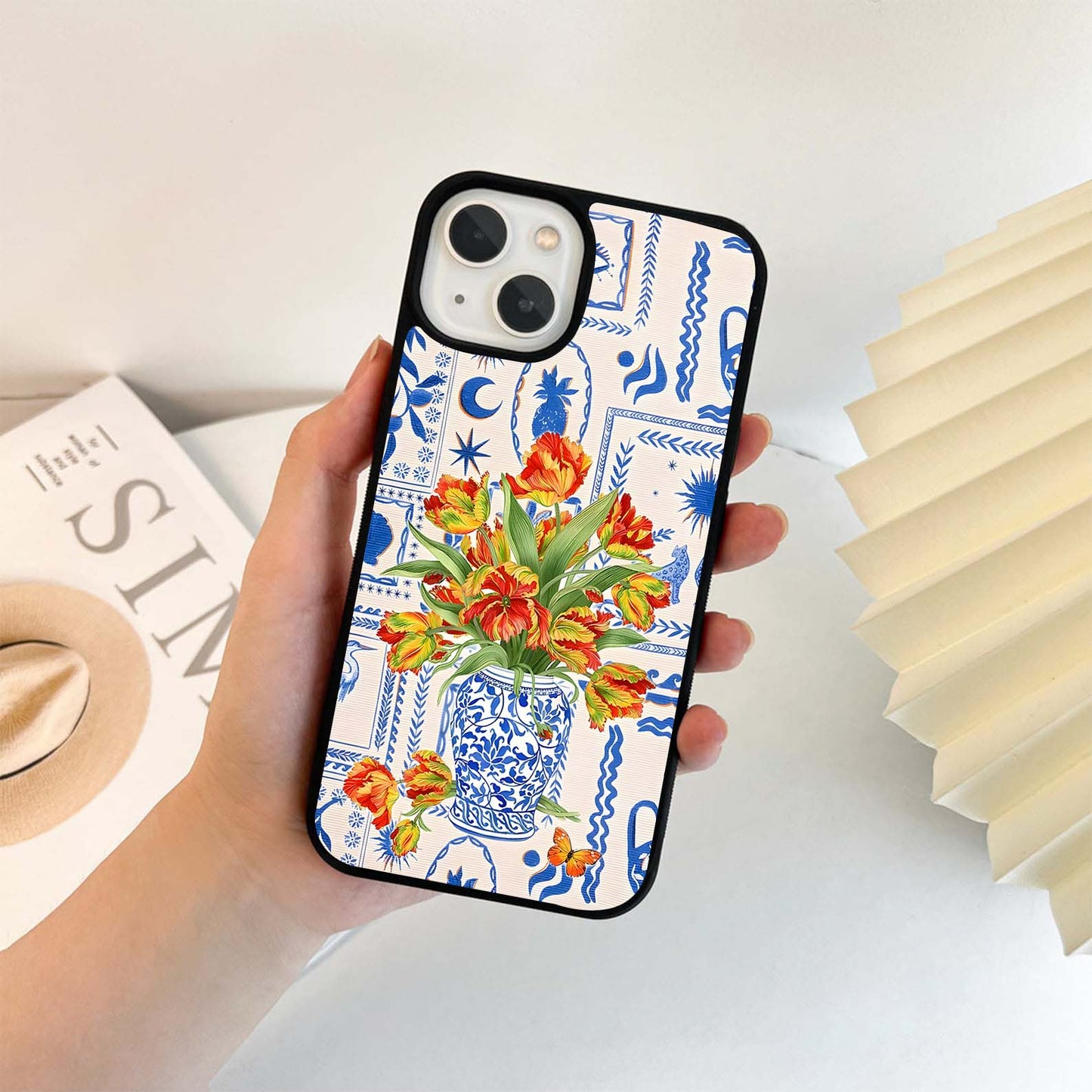 Mystic Garden Tile Glass Case