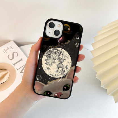 Cosmic Kitty Love Glass Case
