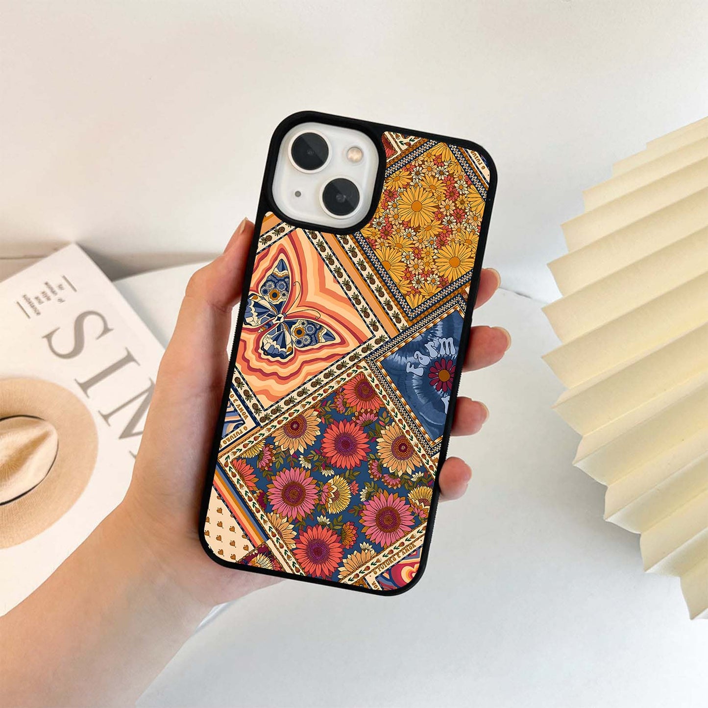 Retro Pop Art Glass Case