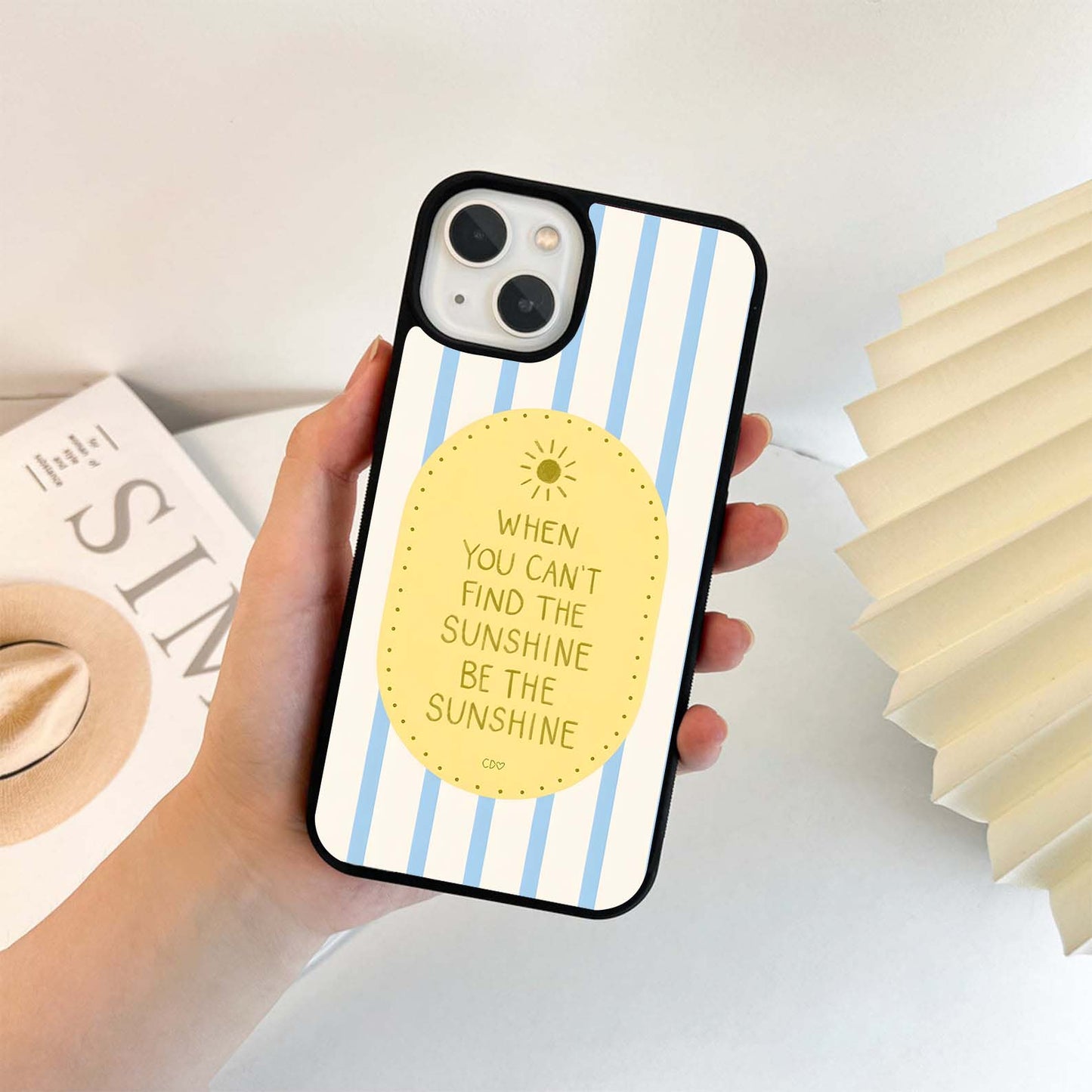 Sunshine Quote Glass Case