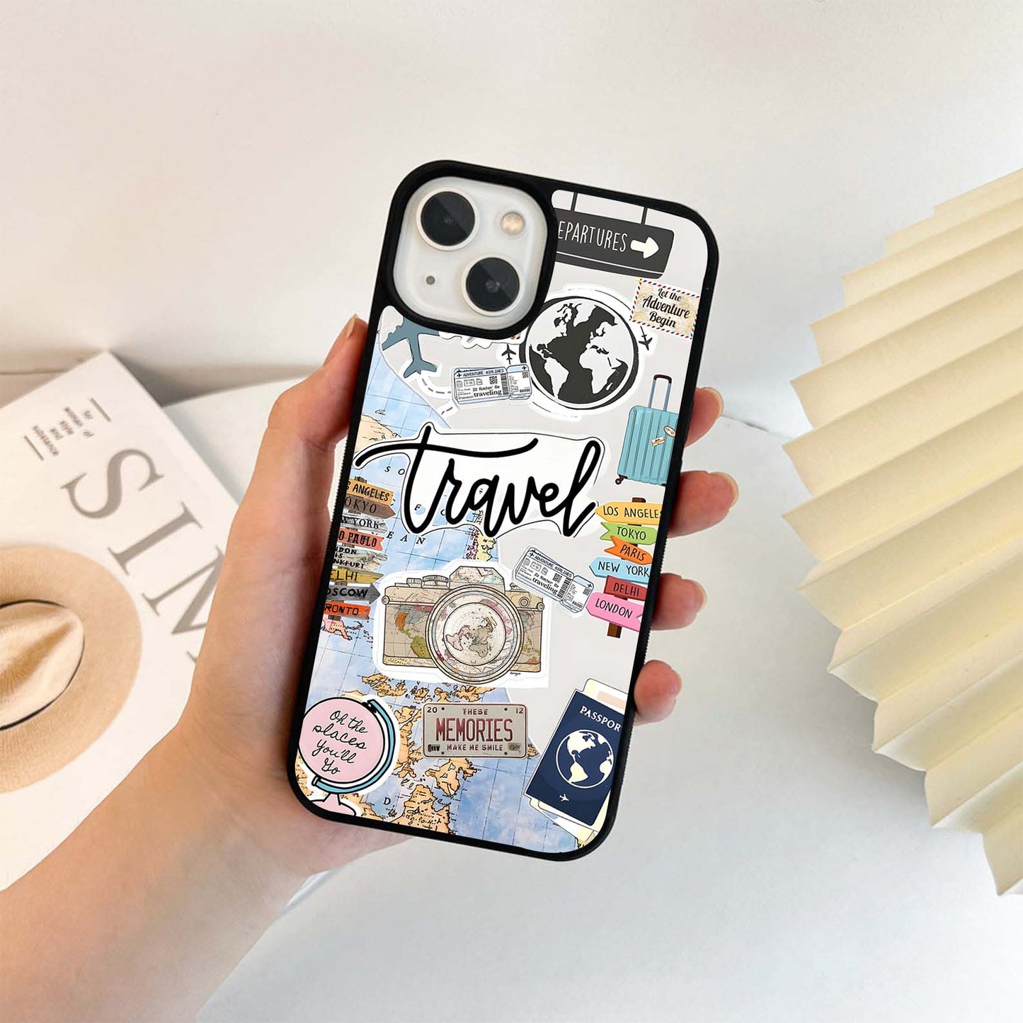 Wanderlust Journal Glass Case