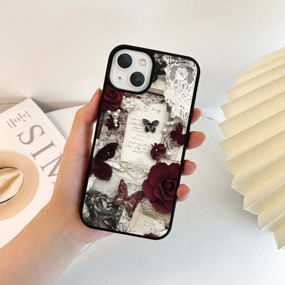 Romantic Vintage Whisper Glass Case