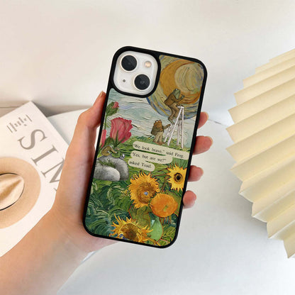 Brave Frog Journey Glass Case