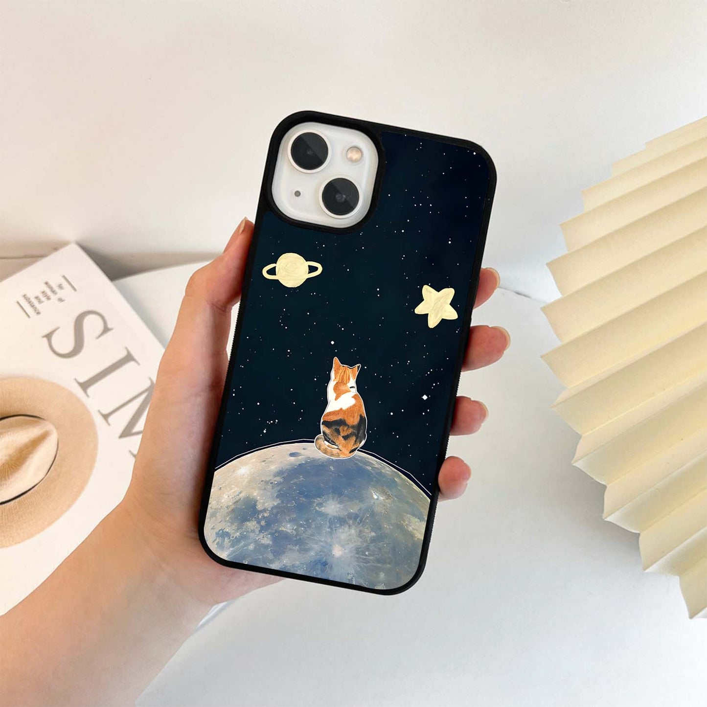 Lunar Cat Companion Glass Case