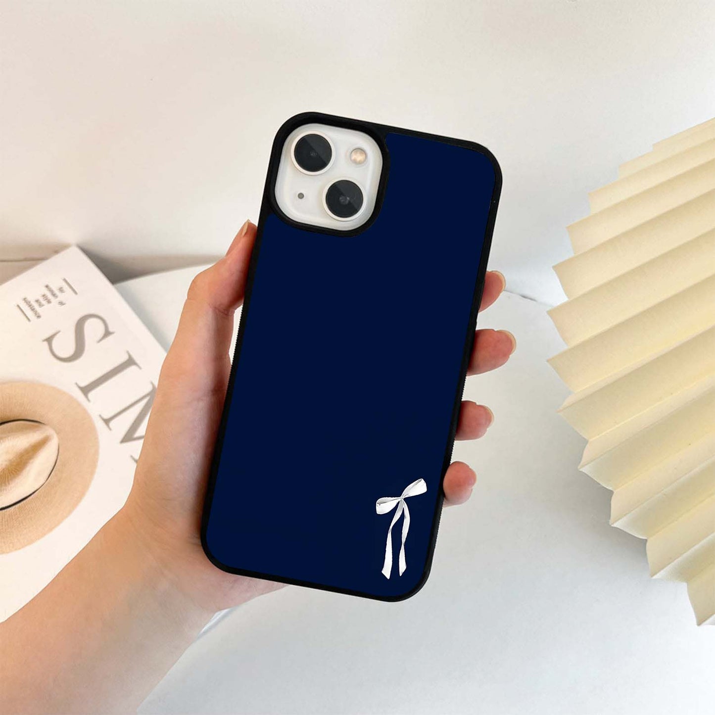 Dark Ribbon Charm Glass Case