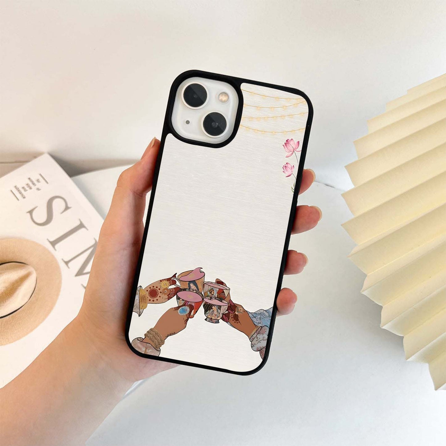 Cultural Chai Cheers Glass Case