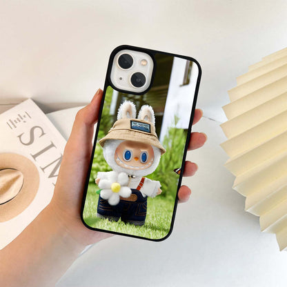Hat Labubu Glass Case