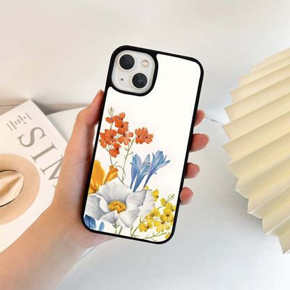 Bright Flowers Palette Glass Case