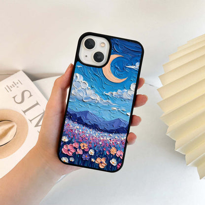 Blush Lavender Scenery Glass Case