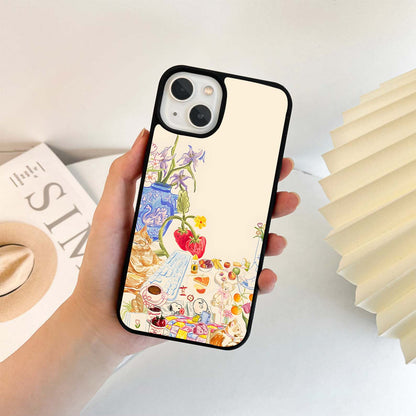 Aesthetic Retro Bloom Board Glass Case