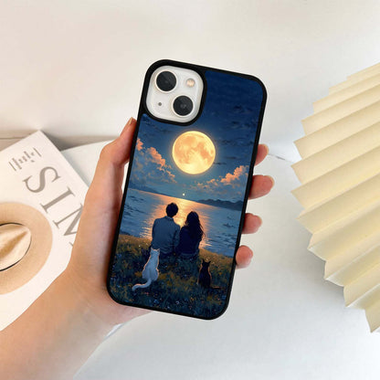 Moonlit Lakeside Promise Glass Case