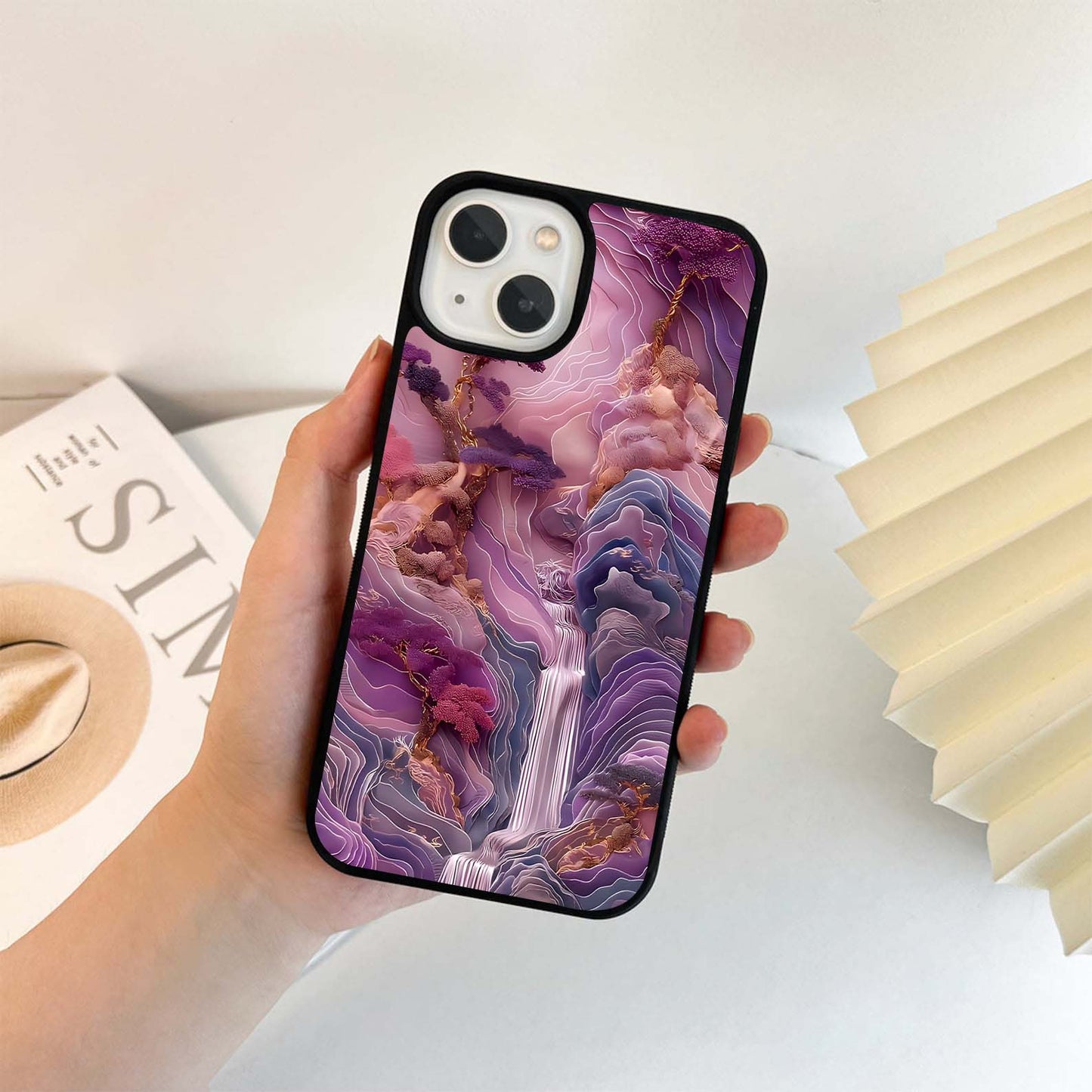 Fantasy Falls Glass Case