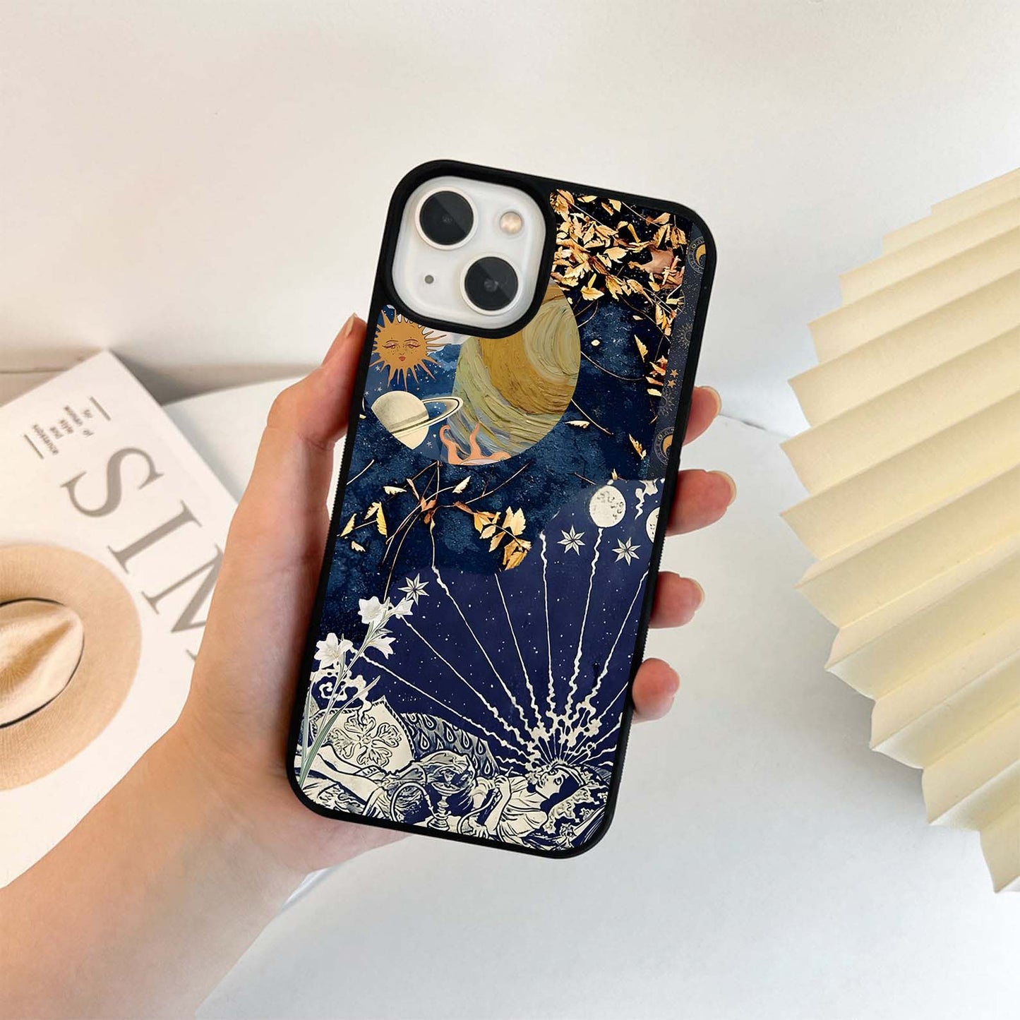 Crane Moonlight Dance Glass Case