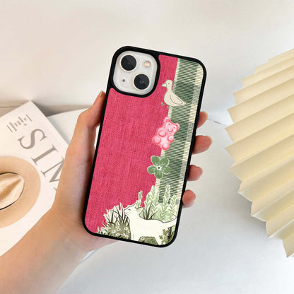 Fabric Patterns Glass Case