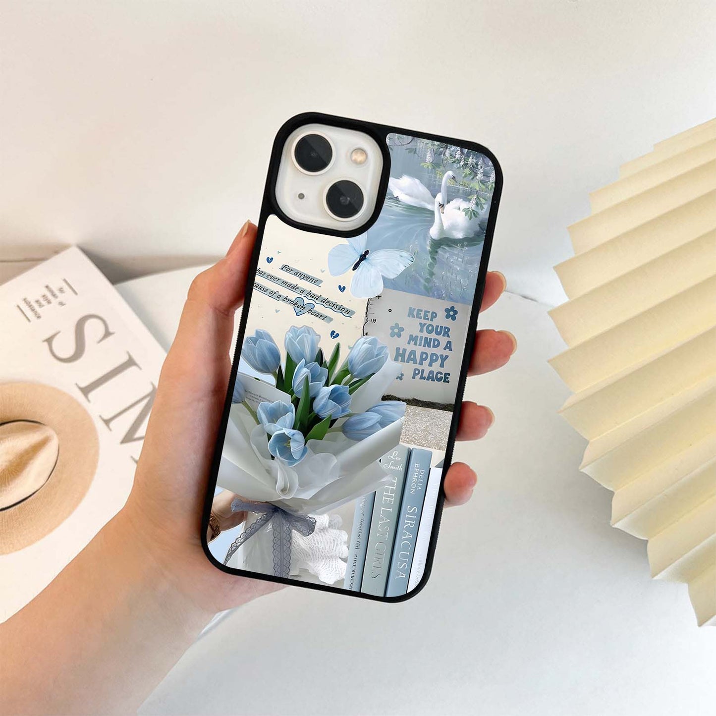 Serene Blue Daydream Glass Case