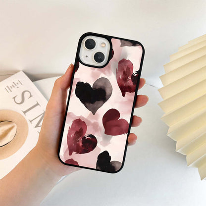 Soft Broken Hearts Glass Case