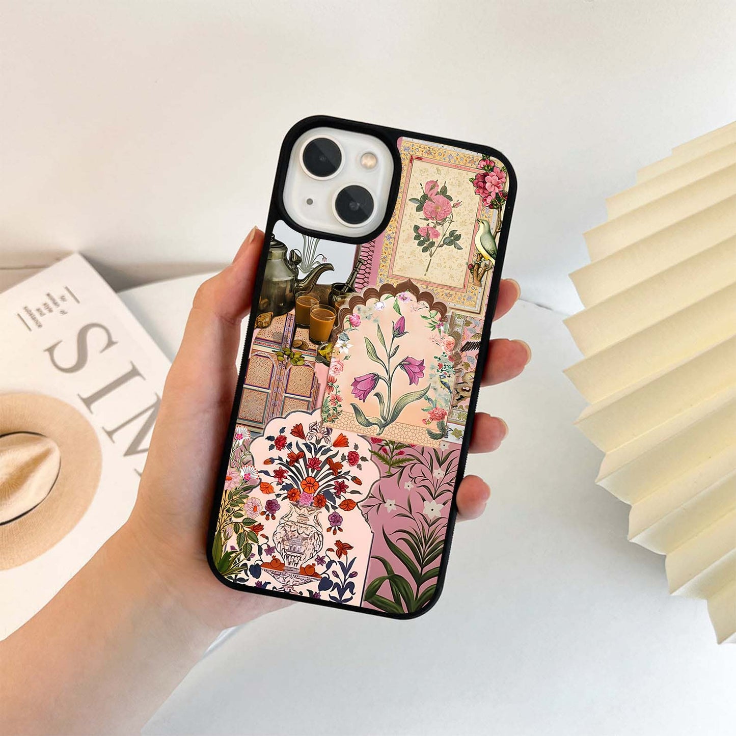 Aesthetic Mughal Garden Glass Case