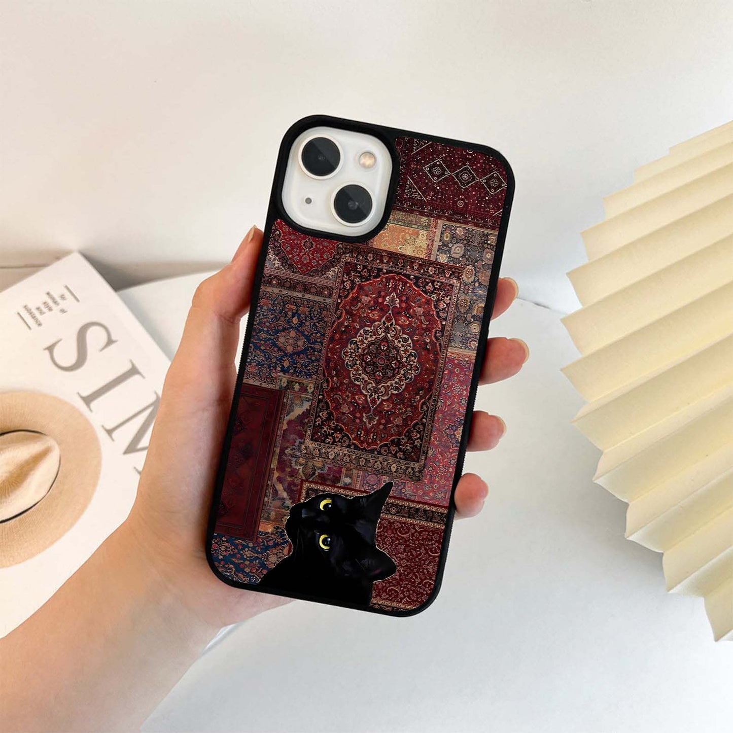 Regal Magic Cat Glass Case