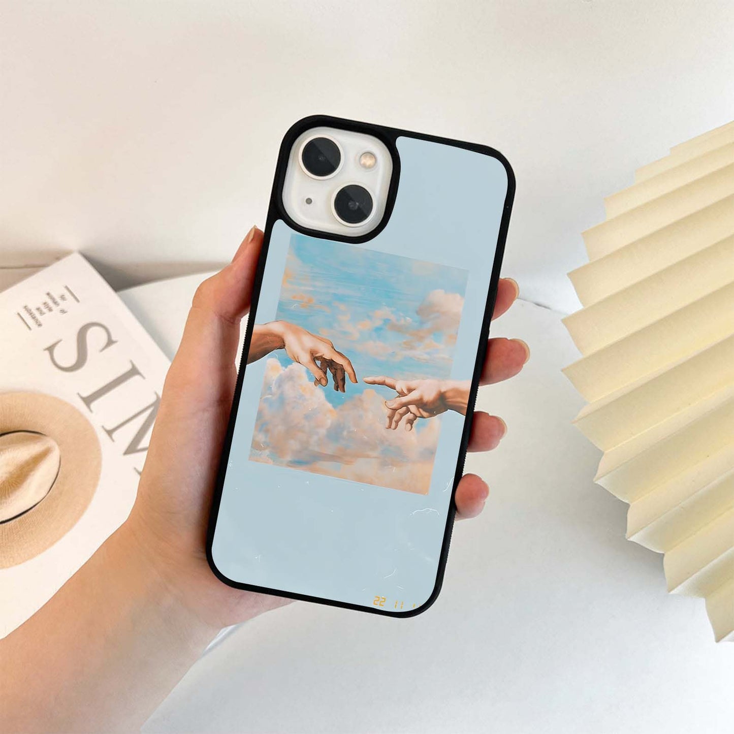 Vintage Hands Glass Case