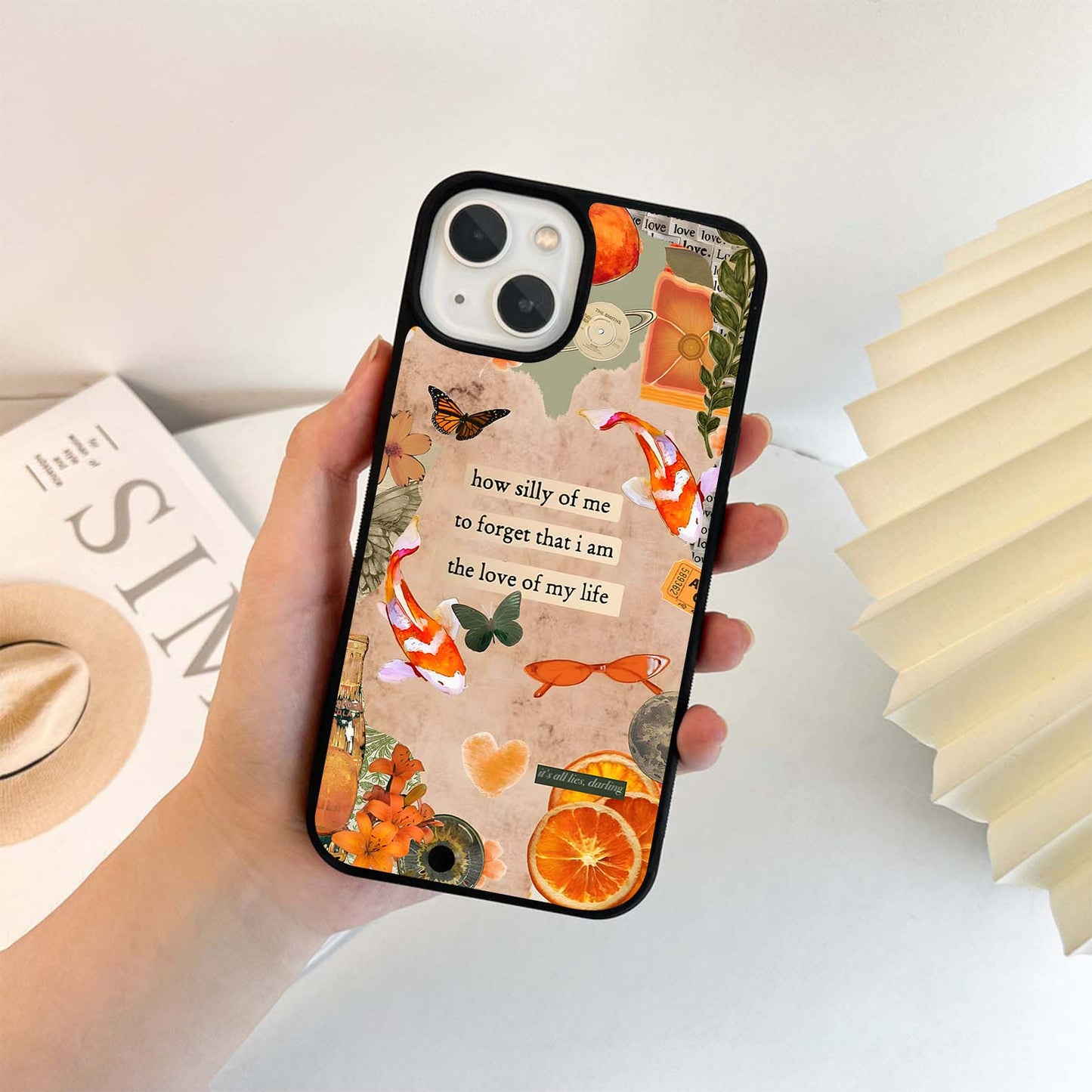 Soft Chaos Aesthetic Glass Case