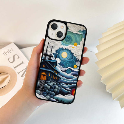 Mystic Yarn Cottage Glass Case