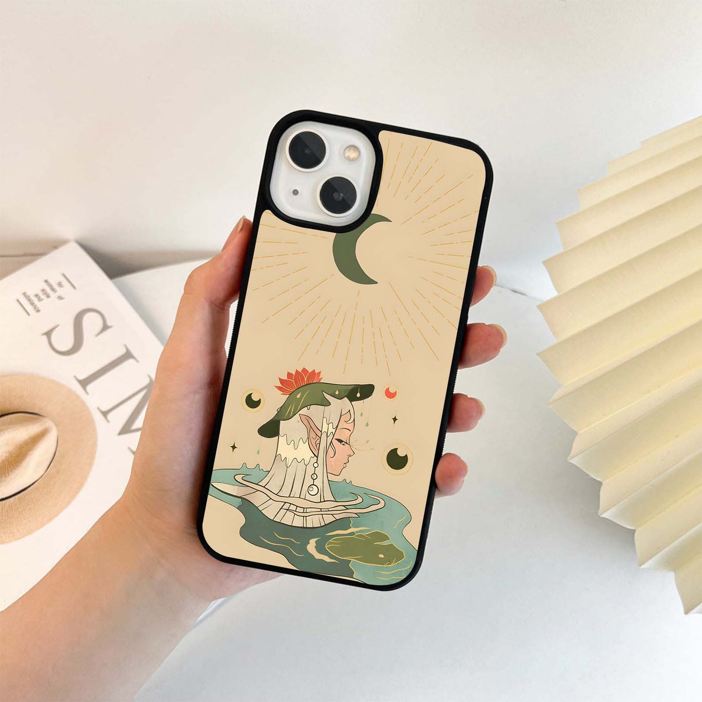 Enchanted River Blossoms Glass Case