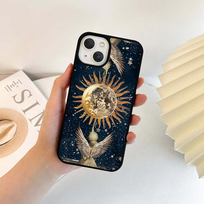 Aesthetic Retro Angel Glass Case