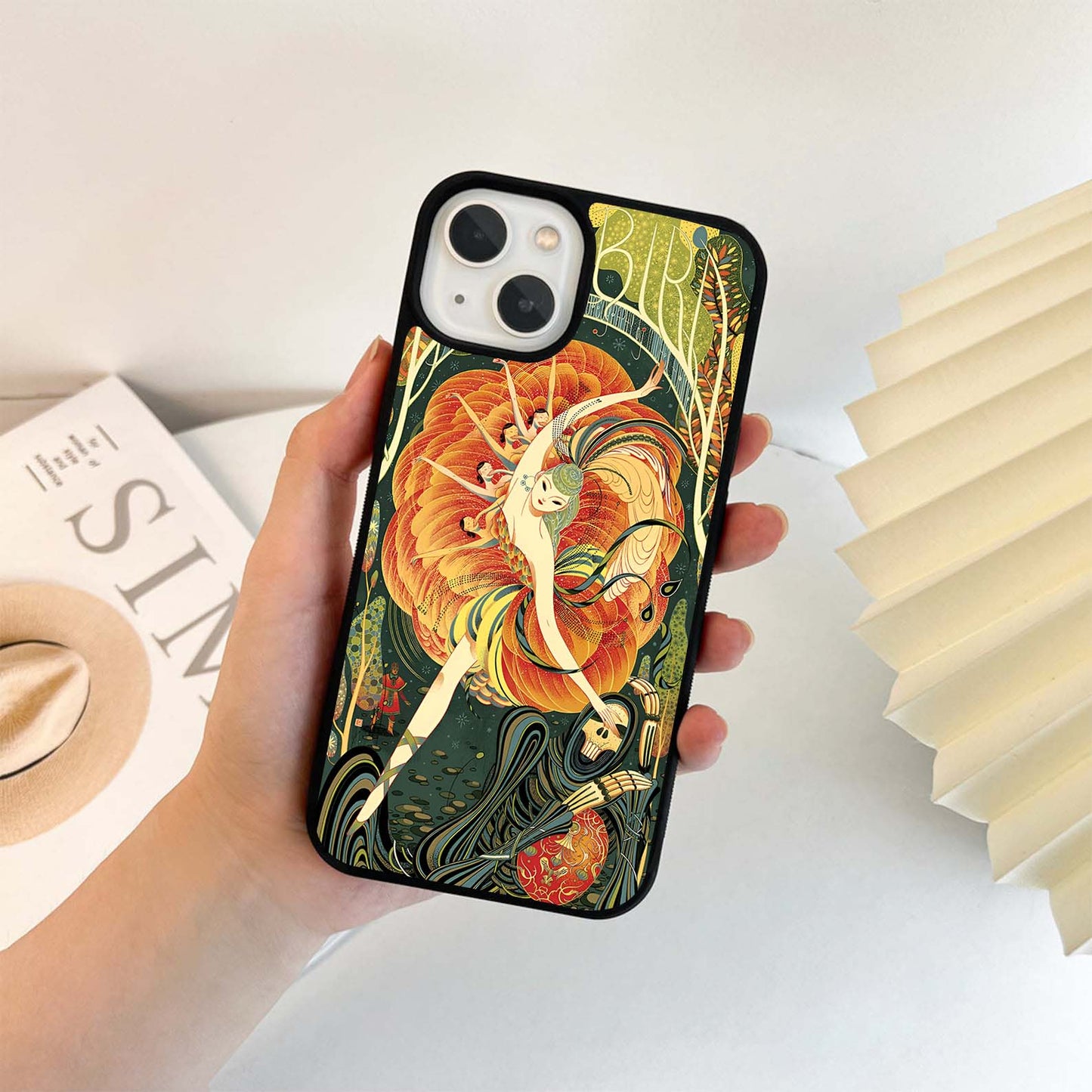 Rebirth Flame Dance Glass Case