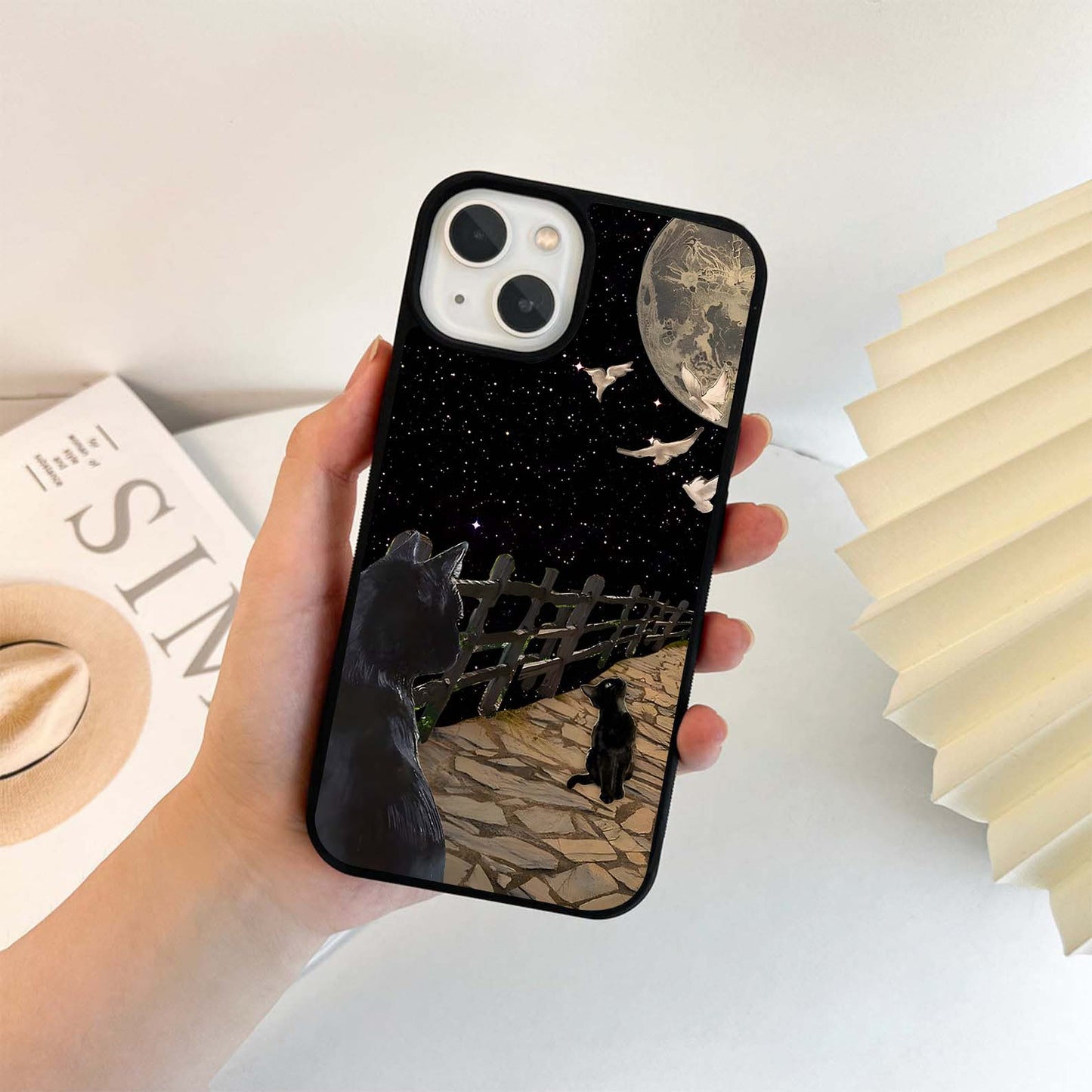 Cosmic Cat Companions Glass Case